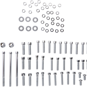Bolt Kit - Side Cover - Socket-Head - Chrome