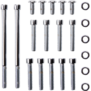 Bolt Kit - Primary/Derby Cover - Socket-Head - Chrome