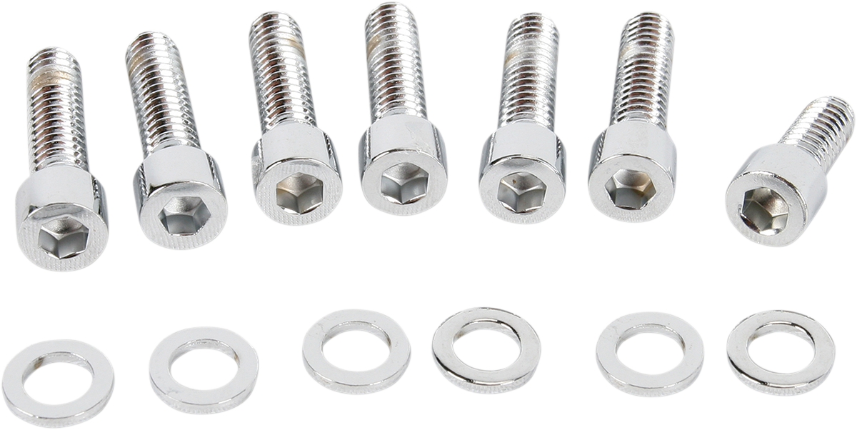Bolt Kit - Transmission Top Cover w/Sensor Mount - Socket-Head - Chrome