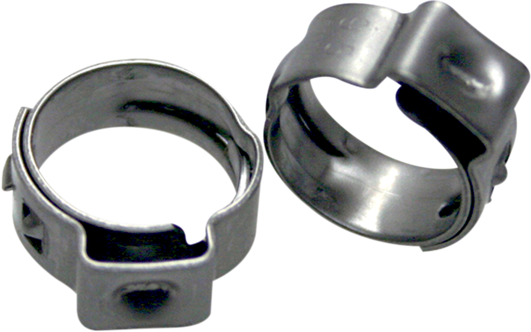 Ear Clamps - Fuel Line - Stepless - 7.8-9.5 mm - 10 Pack
