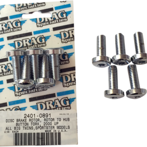 Mounting Kit - Rotor to Hub - Rear - Chrome