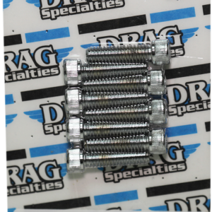 Bolt Kit - Lifter Block - Chrome - Knurled - M8