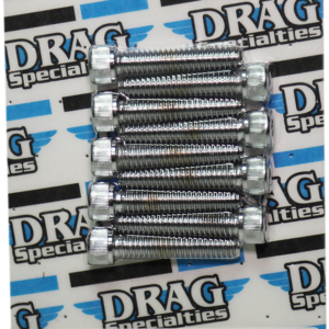 Bolt Kit - Camshaft Cover - Chrome - Knurled - M8