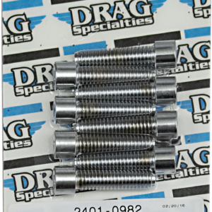 Transmission Bearing Smooth Bolt Kit - Chrome - M8