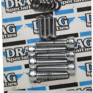 Bolt Kit - Handlebar Control - Chrome - Knurled - M8
