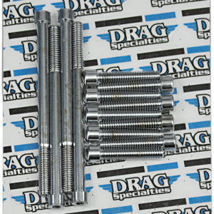Bolt Kit - Outer Primary - Chrome - Smooth - M8