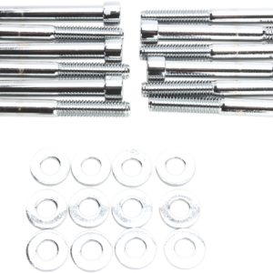 Bolt Kit - Motor Case - Socket-Head - Chrome - M8