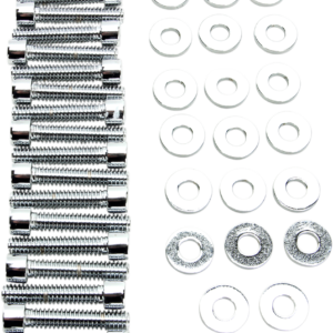 Bolt Kit - Rocker Box - Socket-Head - Chrome - M8