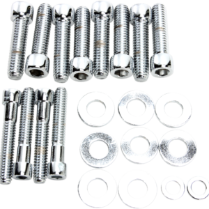 Bolt Kit - Transmission Side Cover - Socket-Head - Chrome