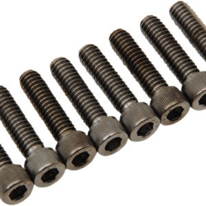 Bolt Kit - Lifter - Black/Chrome - Knurled - M8