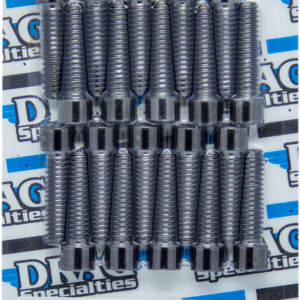Bolt Kit - Rocker - Black/Chrome - Smooth - M8