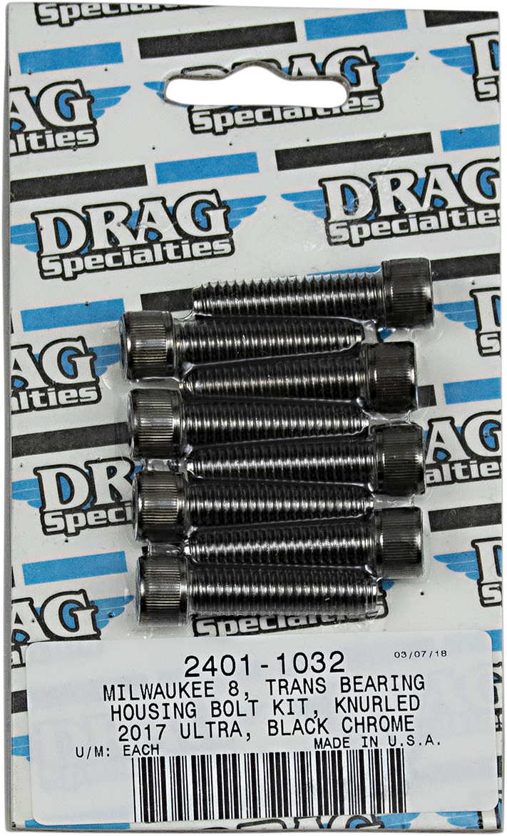 Bolt Kit - Transmission Bearing - Knurled - M8