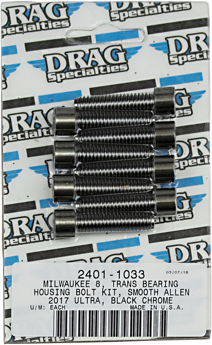 Bolt Kit - Transmission Bearing - Smooth - M8