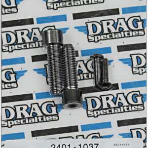 Bolt Kit - Break - Rear - Black/Chrome - Smooth - M8