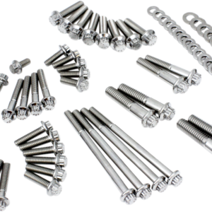 Fastener Kit - External Primary/Transmission - 12-Point - M8/Softail