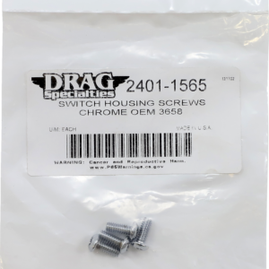 Switch Housing Screws - Chrome