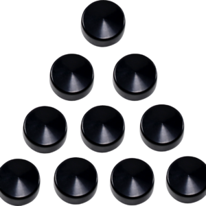 Bolt Covers - Hex - 3/4" - Black - 10 Pack