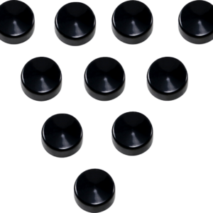 Bolt Covers - Hex - 5/8" - Black - 10 Pack