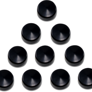 Bolt Covers - Hex - 9/16" - Black - 10 Pack
