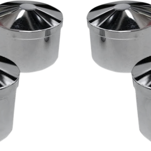 Cover - Head Bolt - Round - Chrome