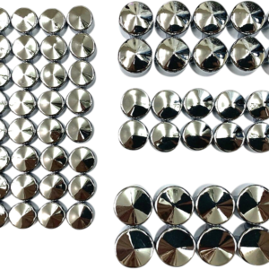 Bolt Covers - Engine - Chrome - M8