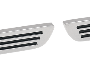 Saddlebag Latch Insert - Chrome - FLT/FLH '99-'13