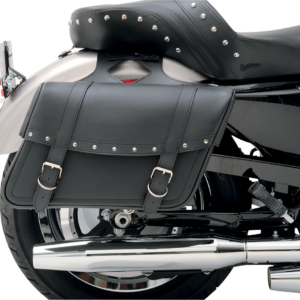 Highwayman Rivet Slant-Style Saddlebags - Medium