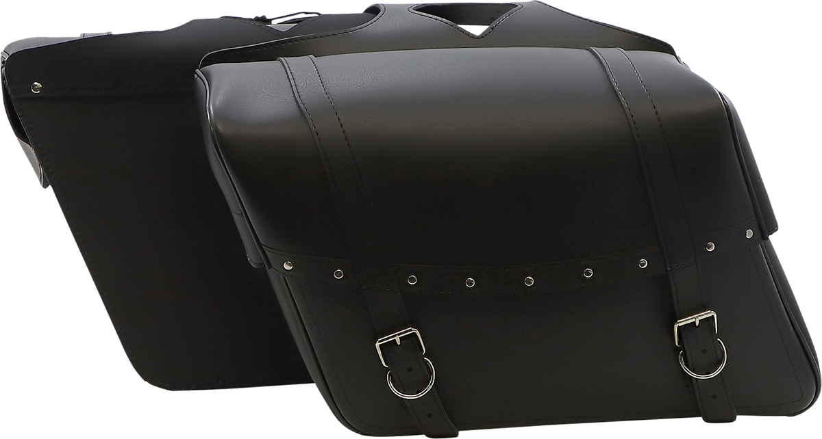 Highwayman Rivet Slant-Style Saddlebags - Jumbo - Image 2