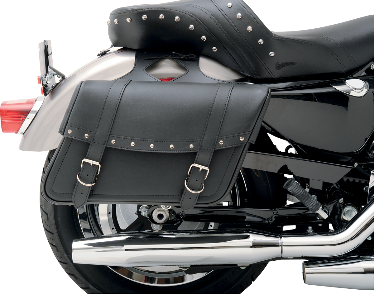 Highwayman Rivet Slant-Style Saddlebags - Jumbo - Image 4