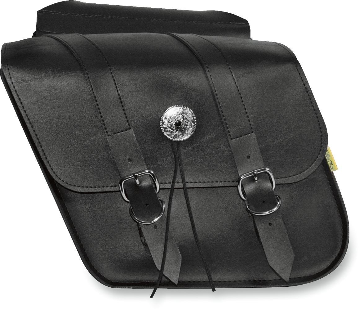 Slant Compact Saddlebag - Black