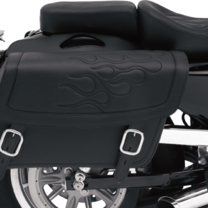 Flame Saddlebag - Black - Medium