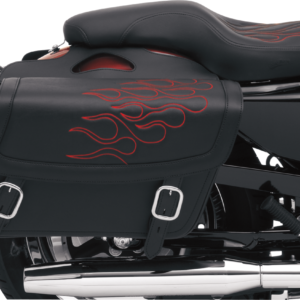 Flame Saddlebag - Red - Medium