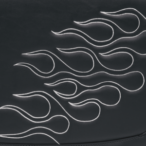 Flame Saddlebag - Silver - Jumbo