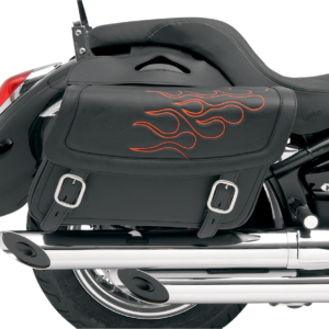 Flame Saddlebag - Orange - Medium