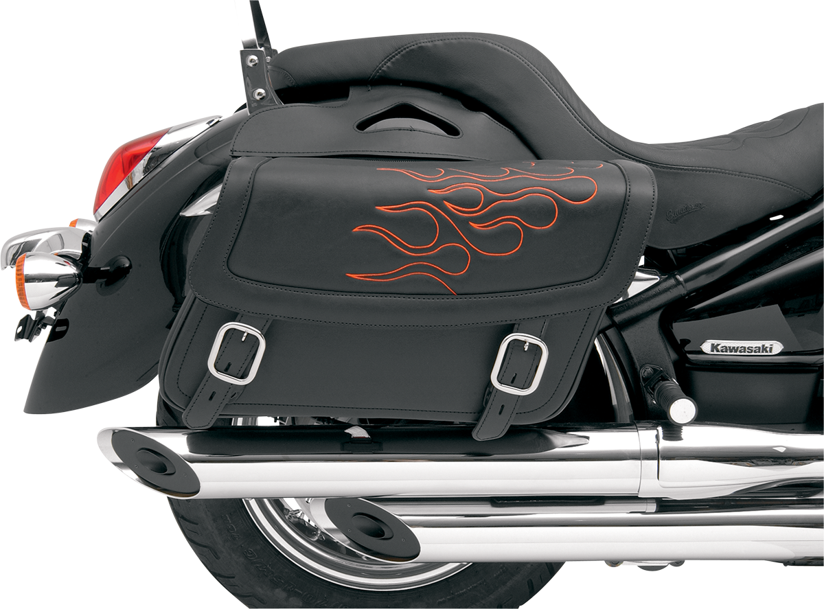 Flame Saddlebag - Orange - Large - Image 2