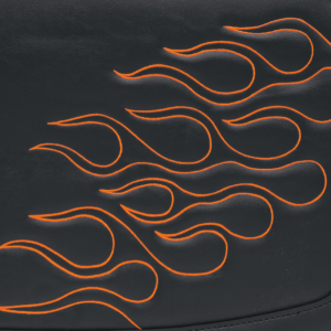 Flame Saddlebag - Orange - Large