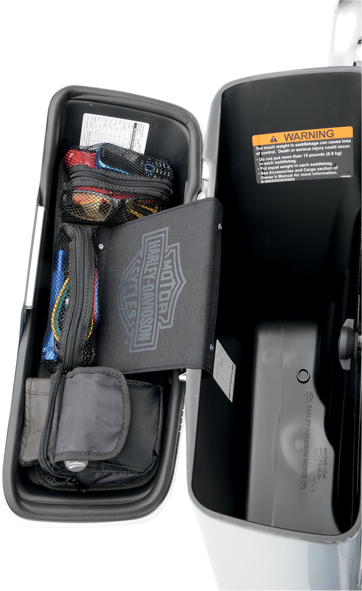 Saddlebag Lid Organizer