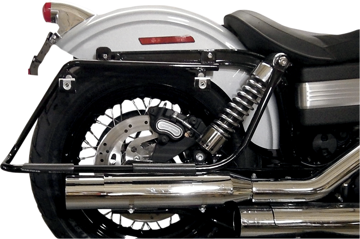 Saddlebag Mount Brackets - Black - FX '91-'05