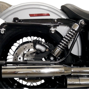 Saddlebag Mount Brackets - Black - FX '08-'17