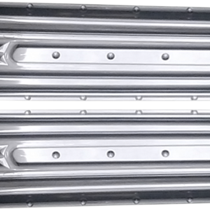 Saddlebag Hinge Cover - Dimpled - Chrome