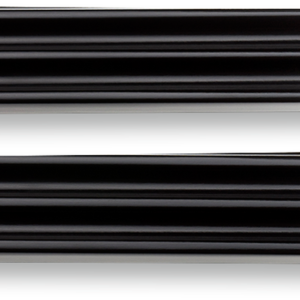 Saddlebag Latch Inserts - Black