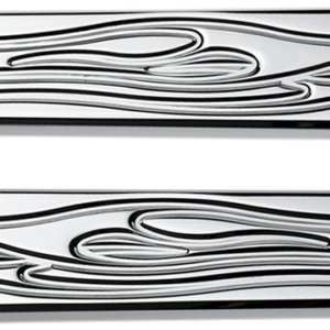 Saddlebag Latch Inserts - Chrome