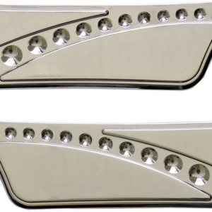 Latch Cover '93-'13 - Drilled Chrome - FL