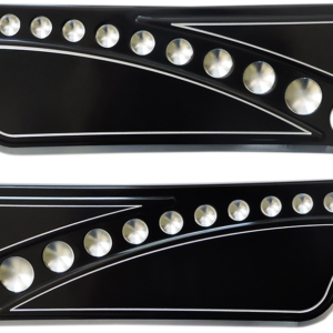 Latch Cover '93-'13 - Drilled Black - FL