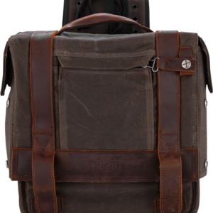 Throw-Over Saddlebag - Dark Oak
