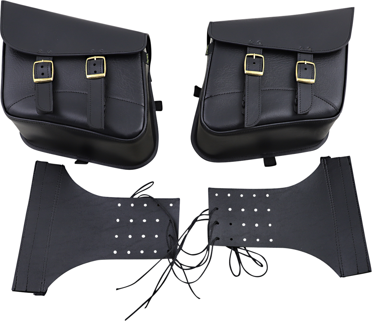 Brass Monkey Saddlebags - Slant - Brass - Small - Image 2
