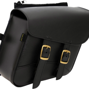Brass Monkey Saddlebags - Slant - Brass - Small