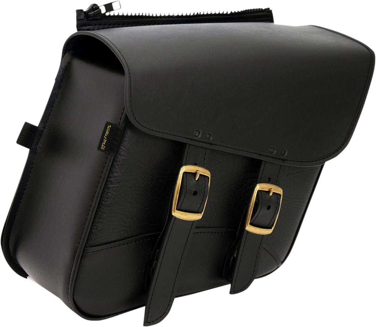 Brass Monkey Saddlebags - Slant - Brass - Small