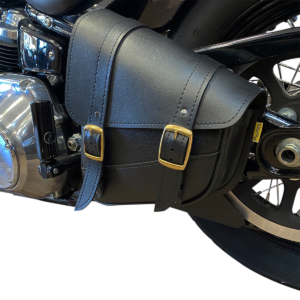 Softail Swing Arm Bag - Black - Triangulated