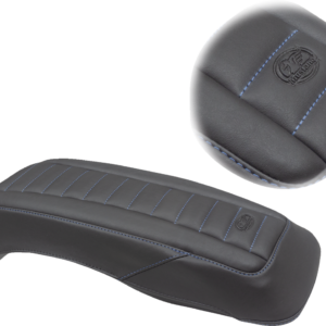 Saddlebag Lid Covers - Black/Blue - '14-'21 FL